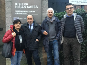 Da sin. Fabiana Martini, Beppe Giulietti, Carlo Muscatello, Alessandro Martegani