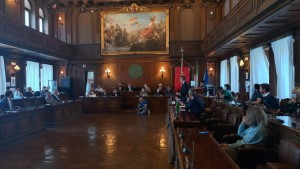 Una seduta del Consiglio Comunale di Trieste