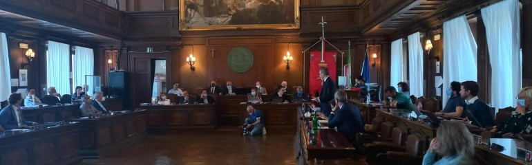 Una seduta del Consiglio Comunale di Trieste