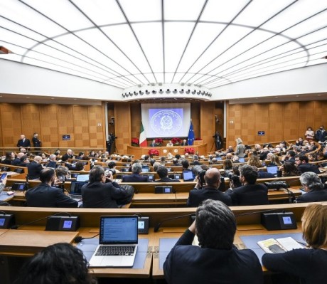 Meloni, conferenza stampa