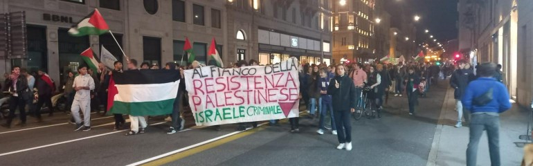 Una manifestazione pro Pal